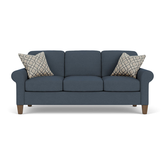 Moxy - Fabric Sofa, Curved Sock Arms