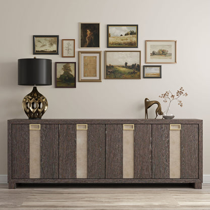 Ascent - 90" Console - Dark Chocolate