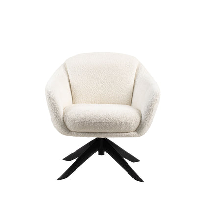 Fleming - Boucle Swivel Lounge Chair