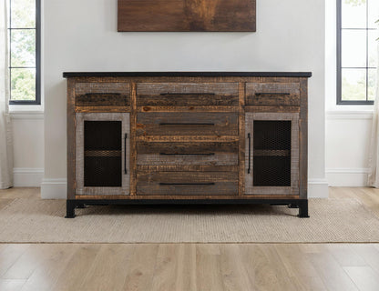 Antique - Buffet - Gray / Brown