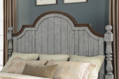 Plymouth - King Poster Headboard - Gray