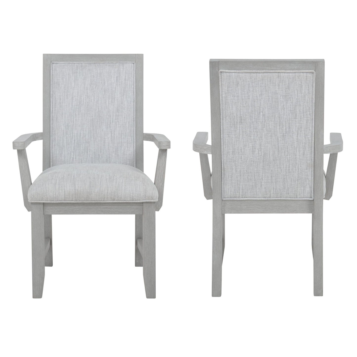 Fiona - Dining Arm Chair (Set of 2) - Mist Gray