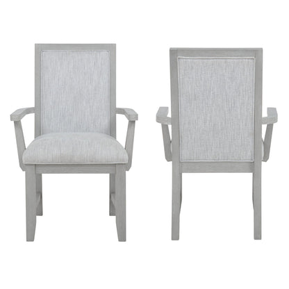 Fiona - Dining Arm Chair (Set of 2) - Mist Gray