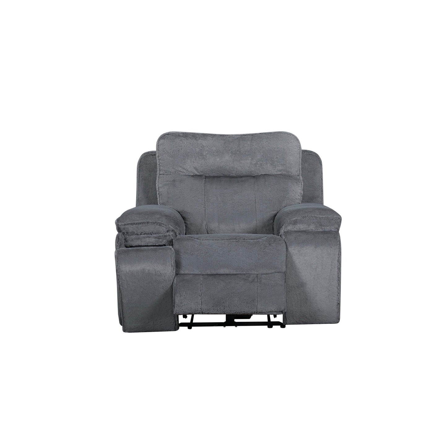 Teddy - Recliner With Power Headrest & Footrest - Gray