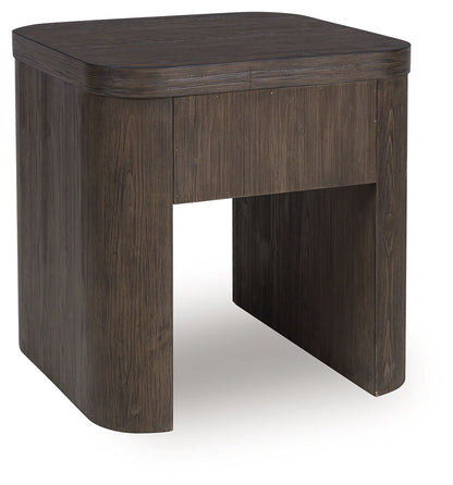 Neo - Rich Brown - Square End Table