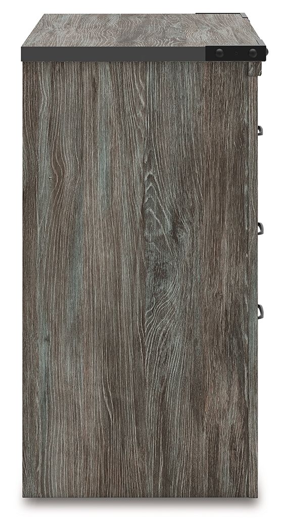 Frandern - Gray - Two Drawer Night Stand