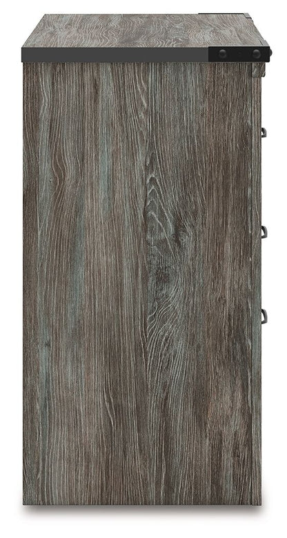 Frandern - Gray - Two Drawer Night Stand