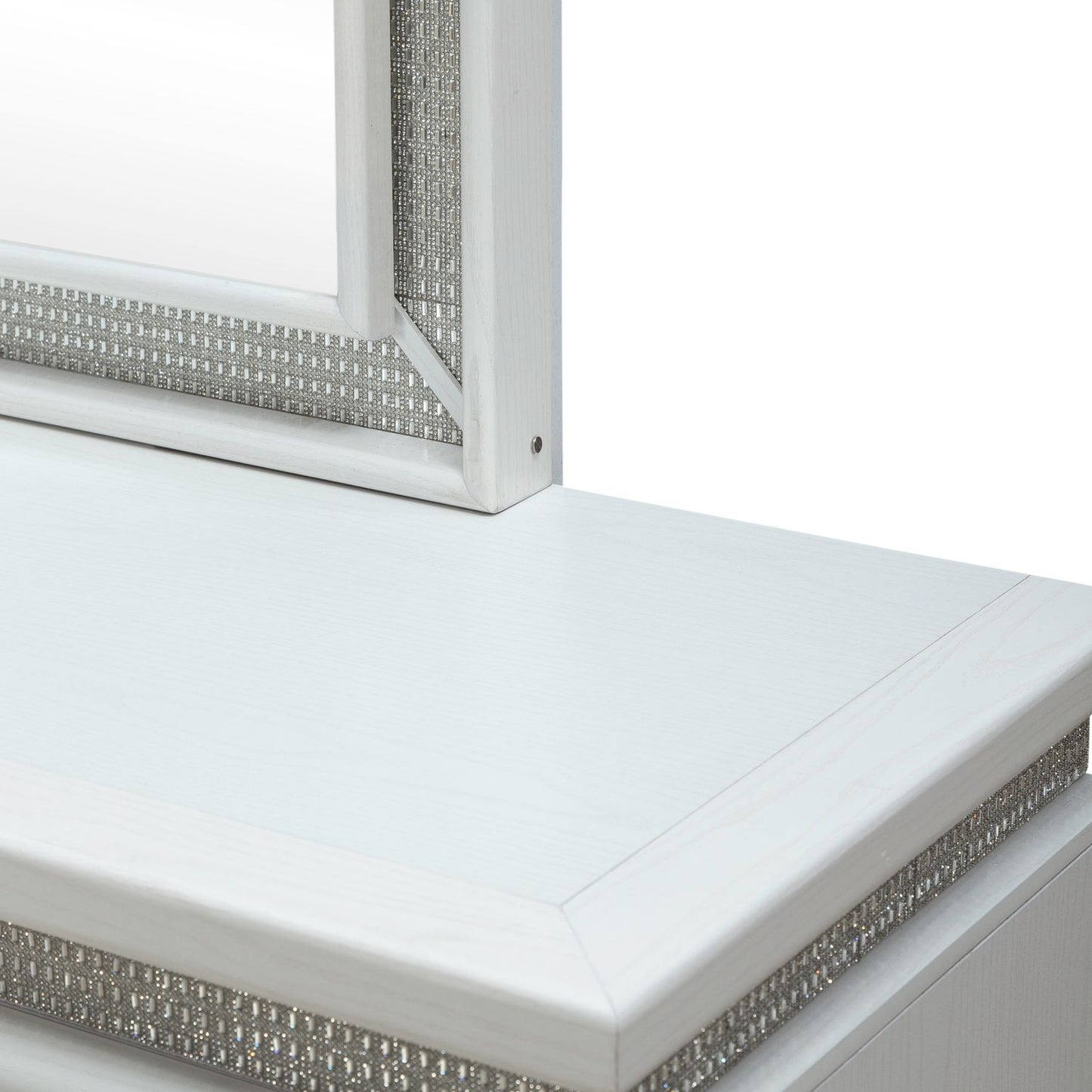 Reflections - Dresser & Mirror - White