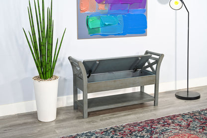 48" Accent Bench With Storage