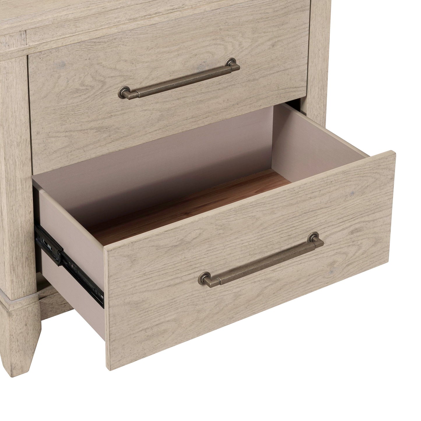 New Haven - Nightstand With Charging Station - White