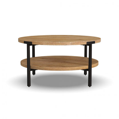 Millwork - Round Coffee Table - Light Brown