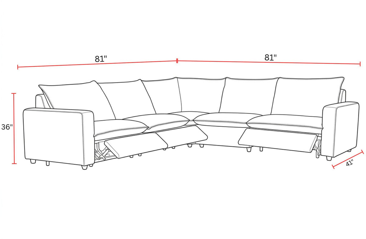 Jocelyn - Power Reclining Sectional
