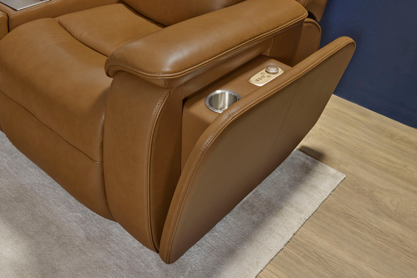 Ziggy - Power Reclining Sofa With Power Headrest, Lumbar, Heat & Massage