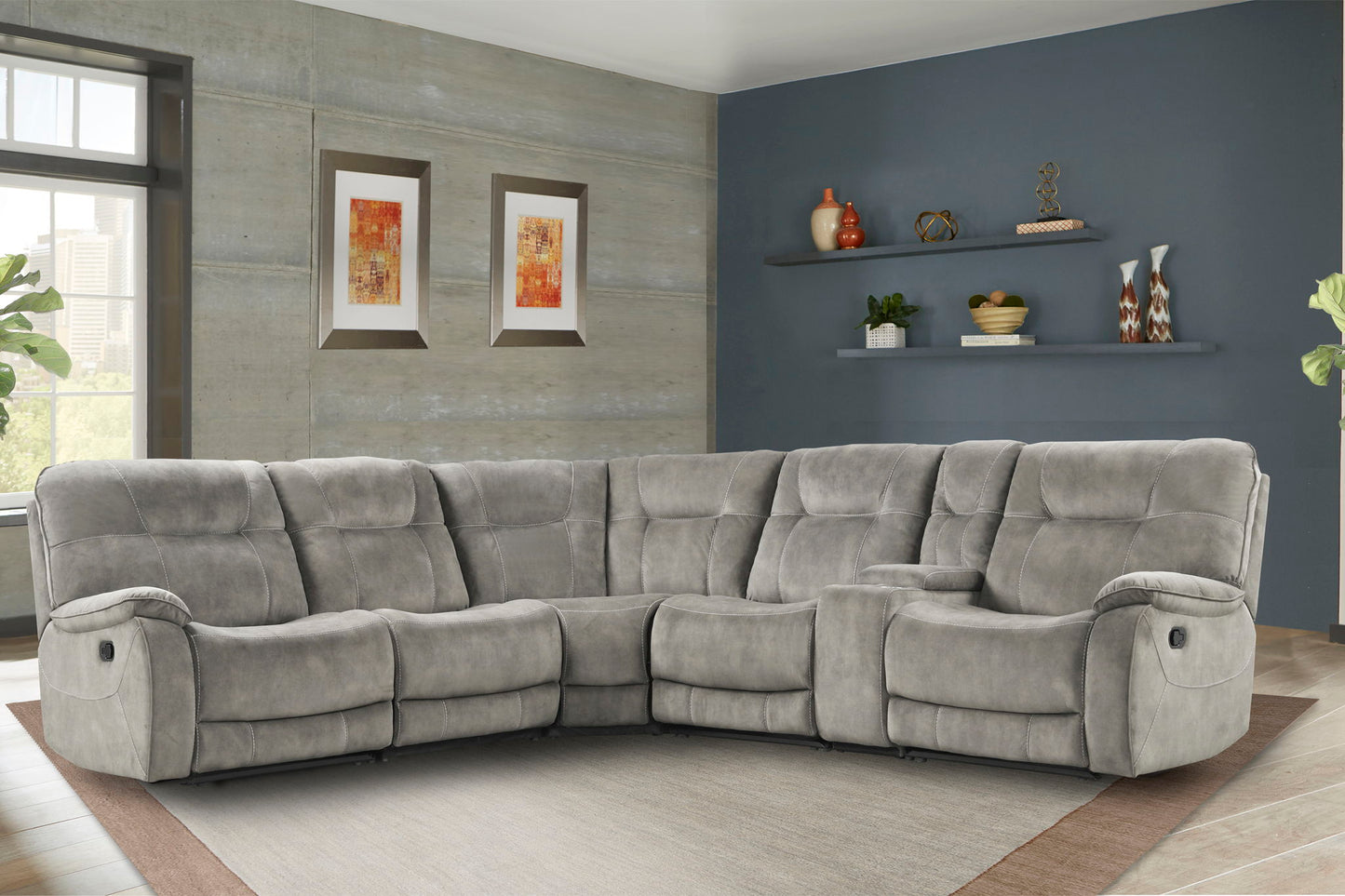 Cooper - Modular Manual Reclining Sectional
