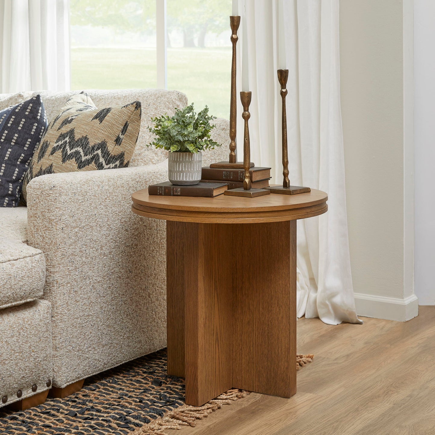 Waterfall - Round End Table
