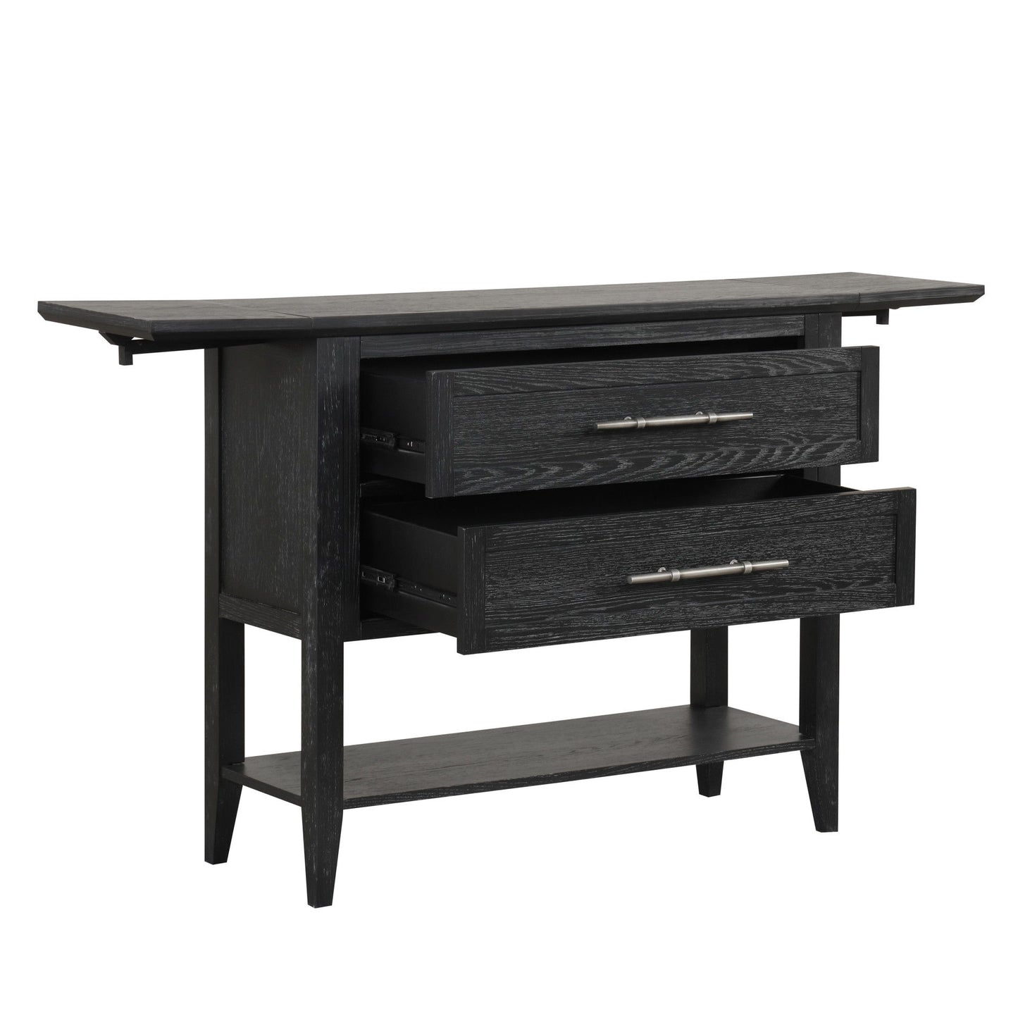 Sable Crest - Drop Leaf Server - Black