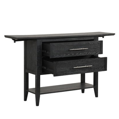 Sable Crest - Drop Leaf Server - Black