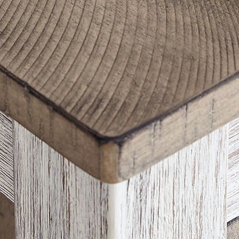 Skempton - RECT DRM Table w/Storage - White