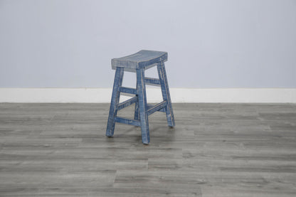 Marina - Stool With Wood Seat (Set of 2)