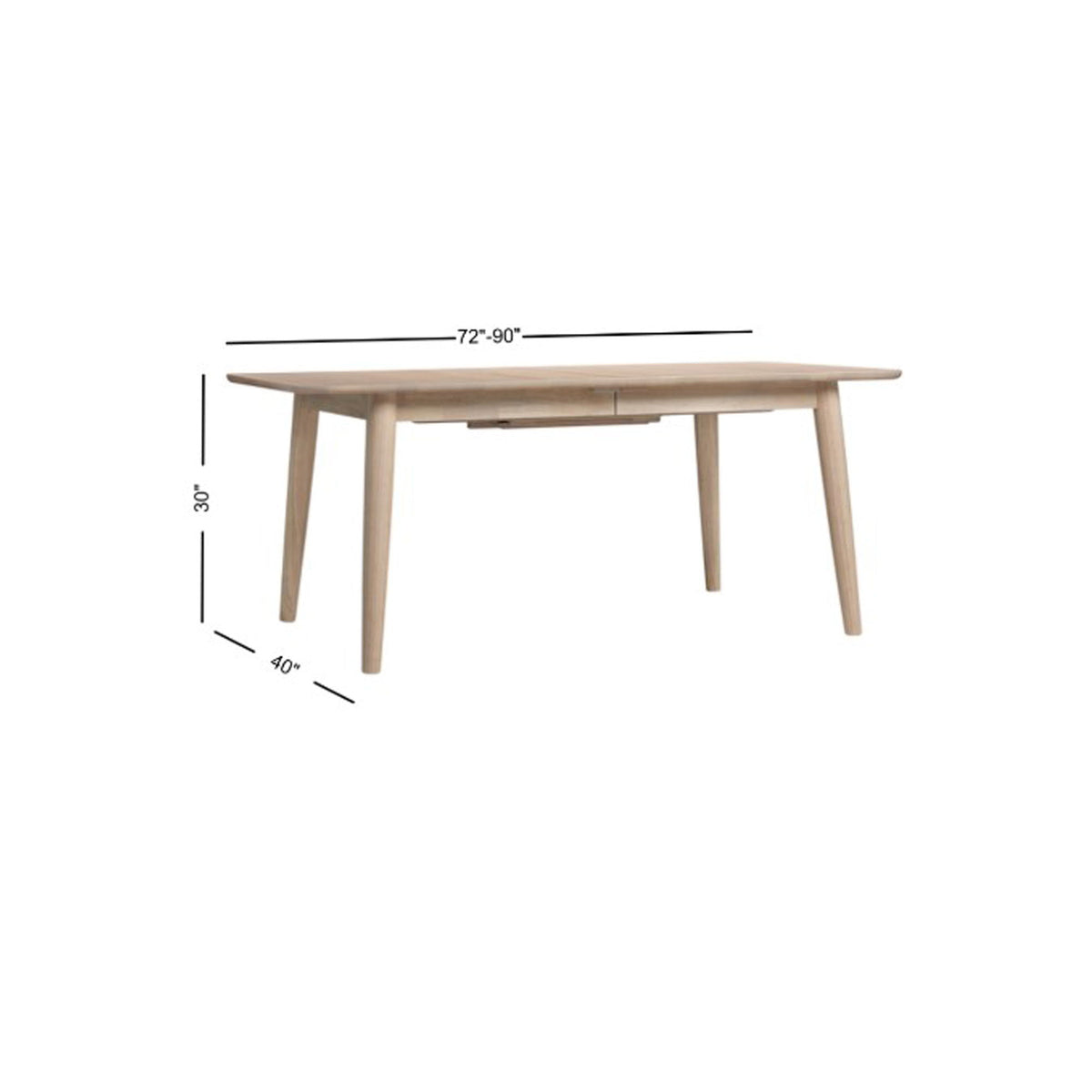 West End - Extendable Spindle Leg Table