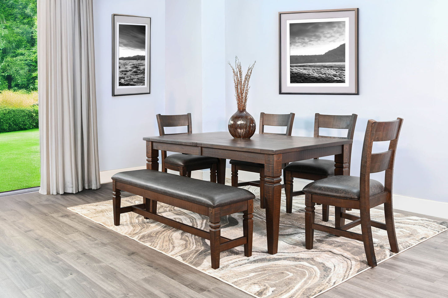 Homestead Hills - Extension Dining Set With Butterfly Leaf