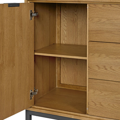 Newport - Gentleman's Chest - Natural Oak