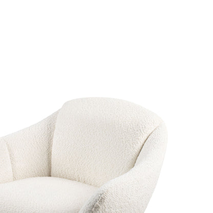Fleming - Boucle Swivel Lounge Chair