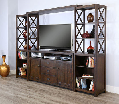 Homestead - Entertainment Wall (66,B,2Xp) - Tobacco Leaf
