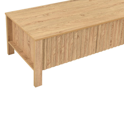 Thayer - 47" Two Drawer Coffee Table - Natural