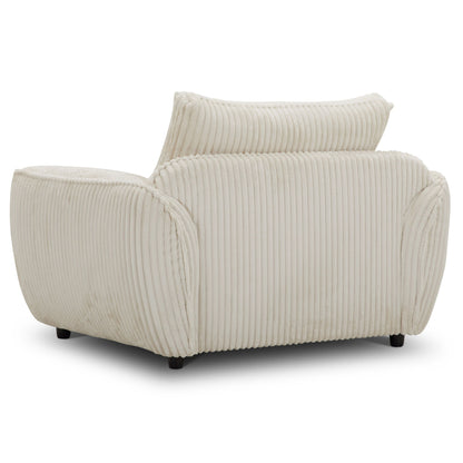 Utopia - Sofa And 2 Chair And Half - Mega Ivory