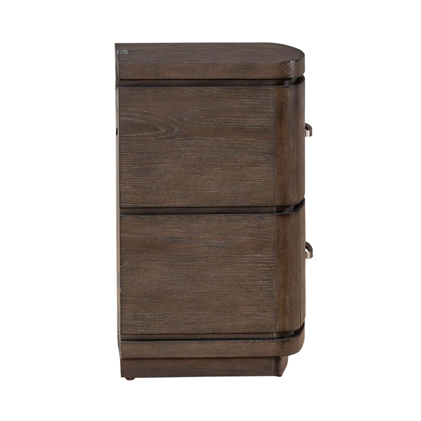 Cascade Falls - Nightstand With Charging Station - Satin Espresso