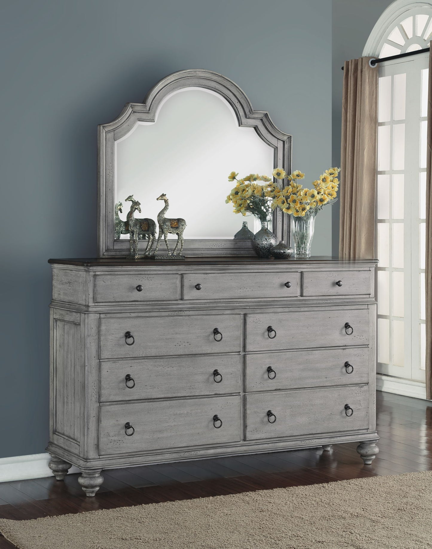 Plymouth - Dresser - Gray