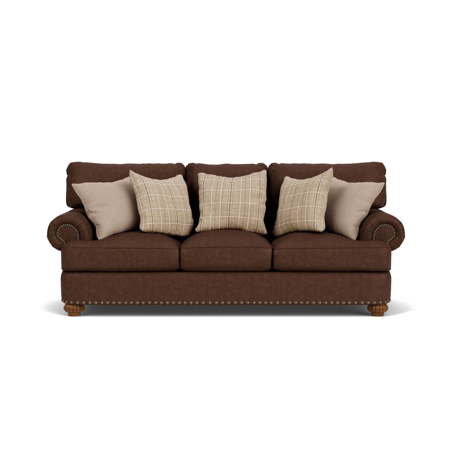 Patterson - Fabric Sofa, Nailhead Trim
