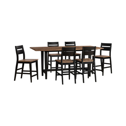 Austin - Panel Stool - Natural Mango Wood