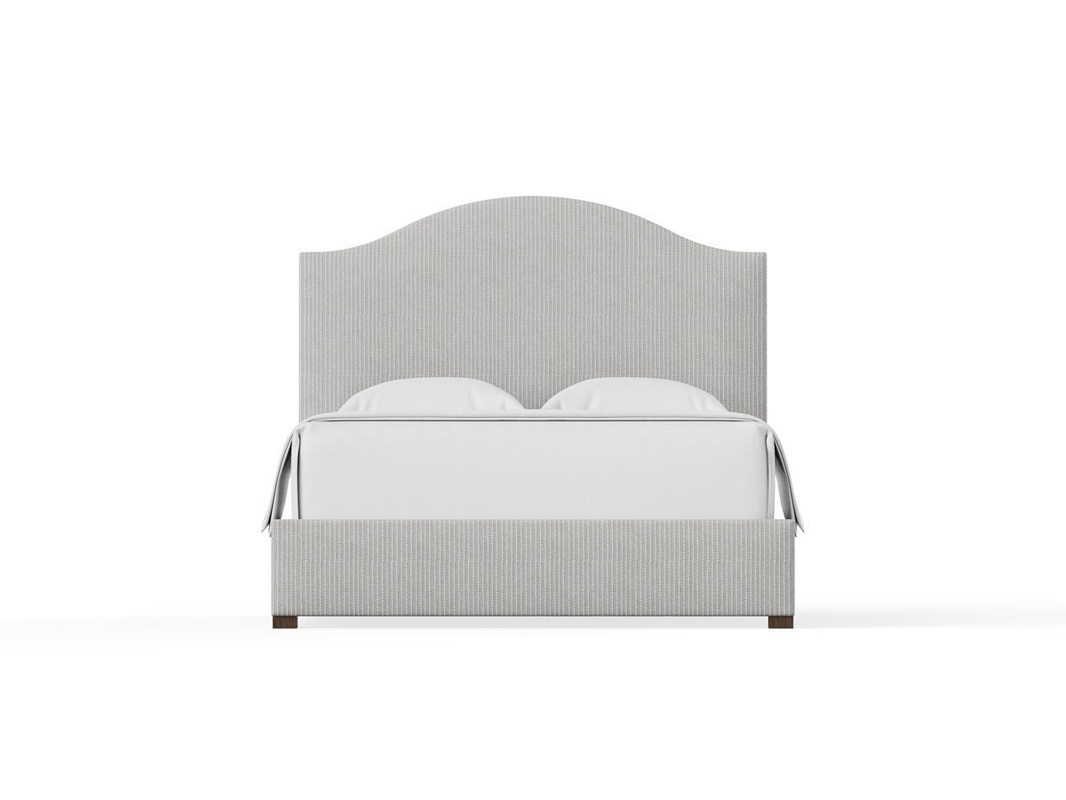 Choices - Emily Upholstered Bed - Gray Stripe