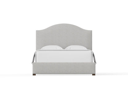 Choices - Emily Upholstered Bed - Gray Stripe