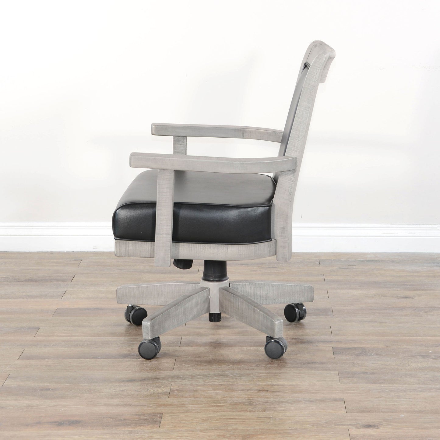 Alpine - Game Chair With Casters, Cushion Seat & Back - Gray