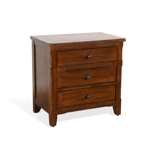 Santa Fe - Petite Nightstand - Dark Brown
