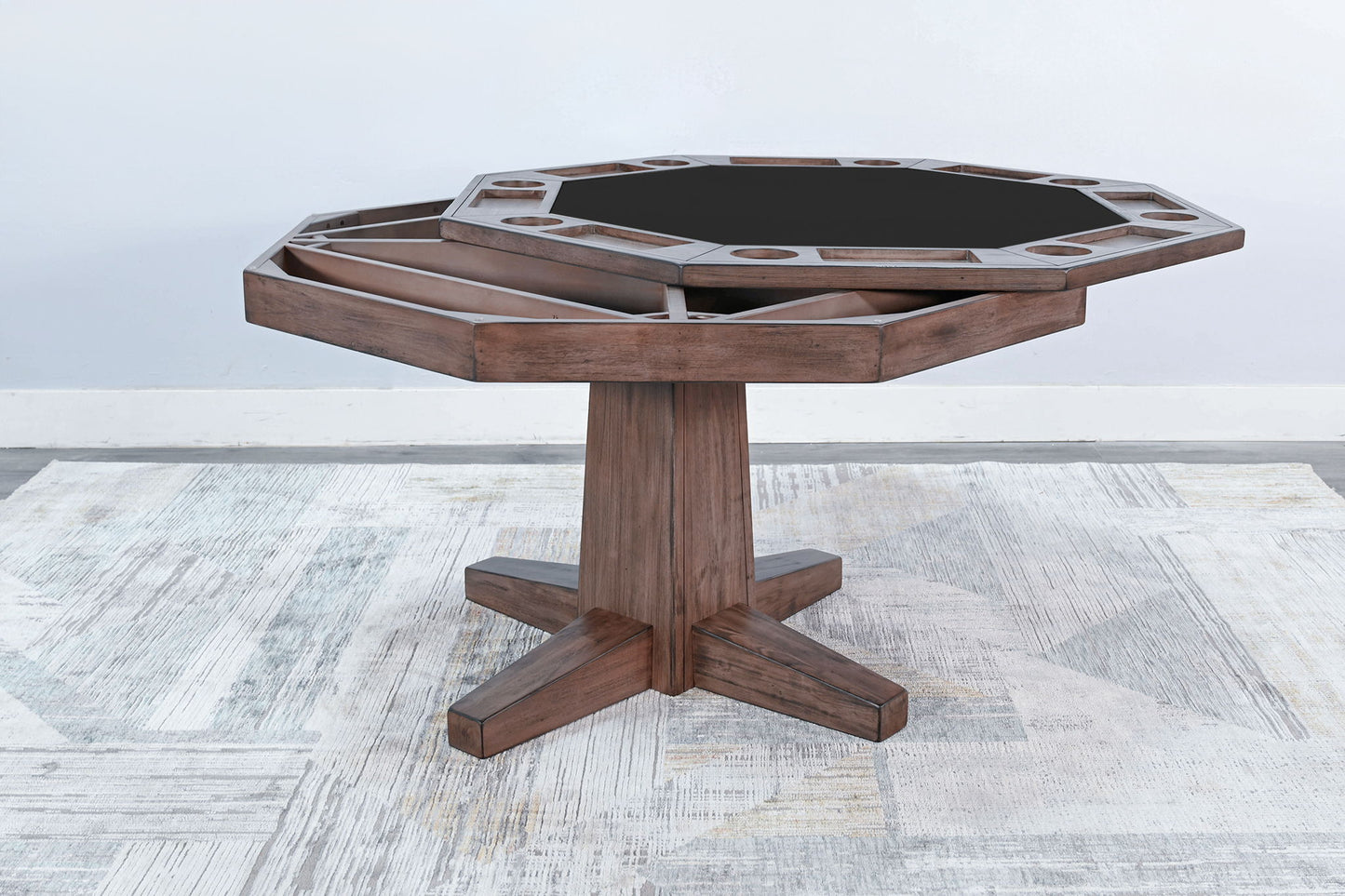 Doe Valley - Reversible Game And Dining Poker Table - Buckskin