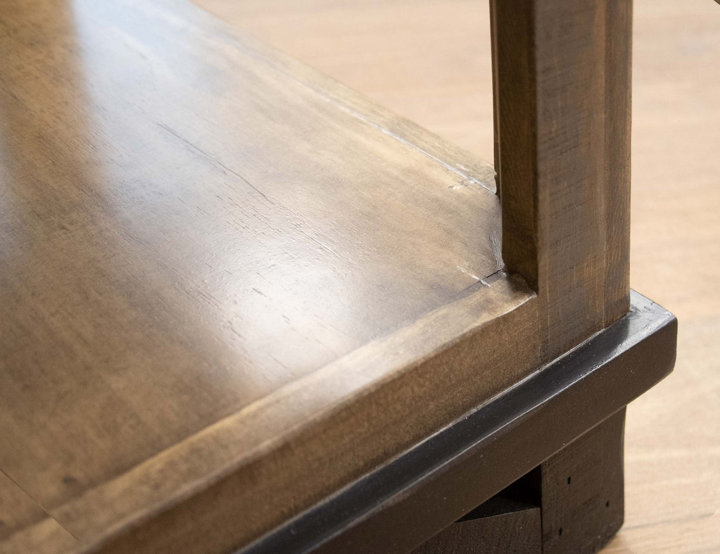 Loft Brown - Chairside Table - Two Tone Gray / Brown