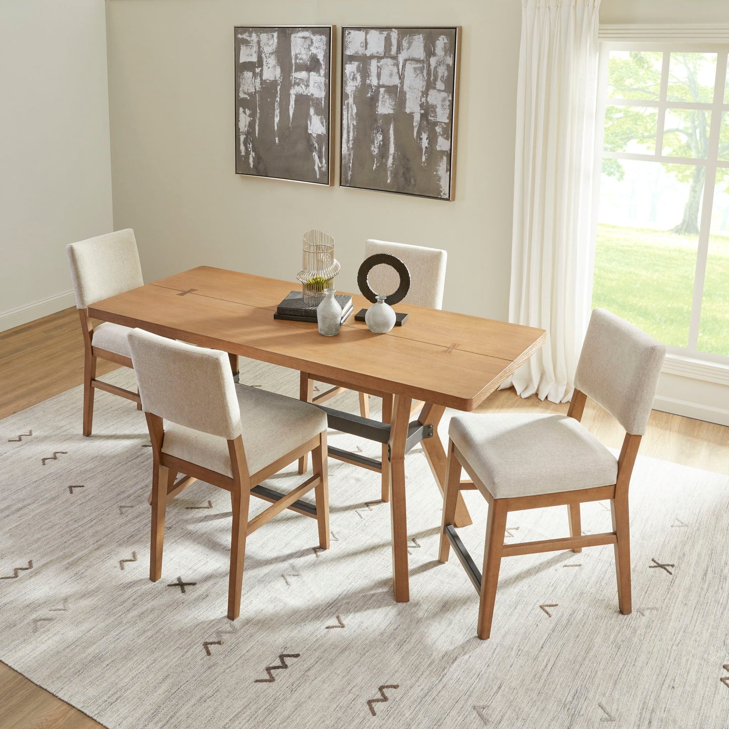 Millwork - Friendship Table - Light Brown