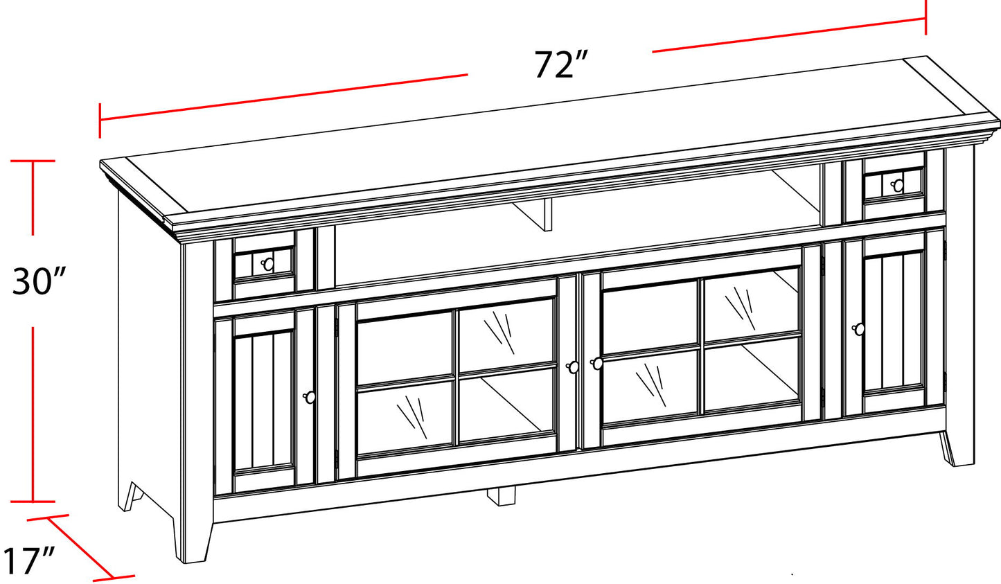 Tidewater - TV Console