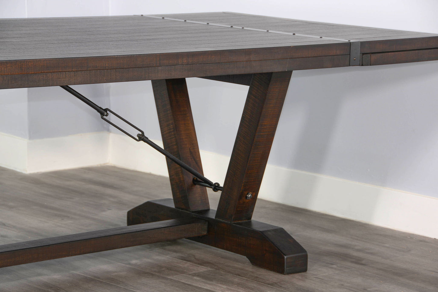 Yellowstone Folding Leaf Extension 6 Piece Dining Set - Tobacco Leaf