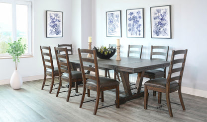 Homestead - Yellowstone Dining Table With Extensions With Folding Leaves - Tobacco Leaf