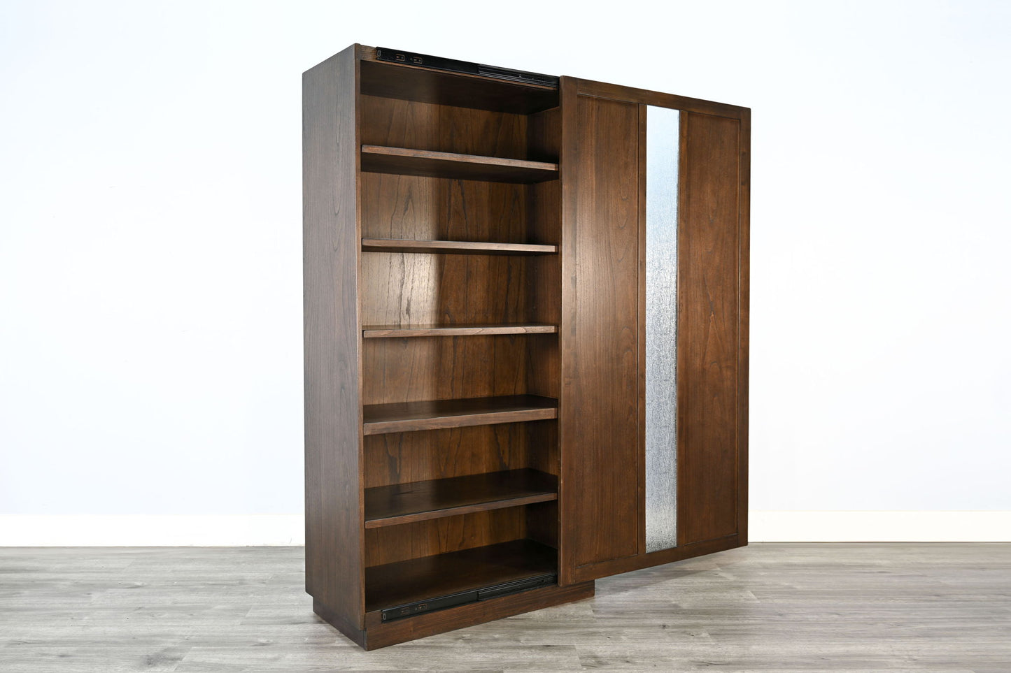 Gen S - Sliding Door Storage Cabinet - Walnut