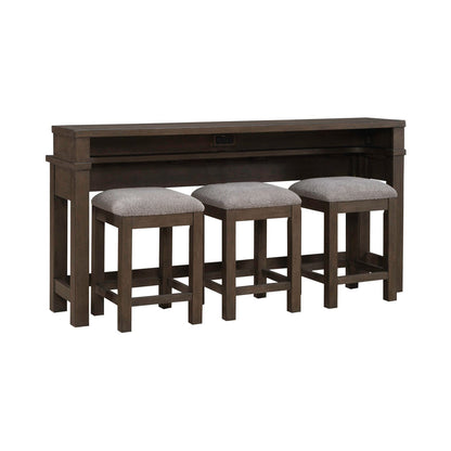 Cascade Falls - 4 Piece Set - Satin Espresso