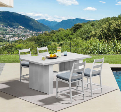 Nash - Outdoor Dining Barstool - Buff