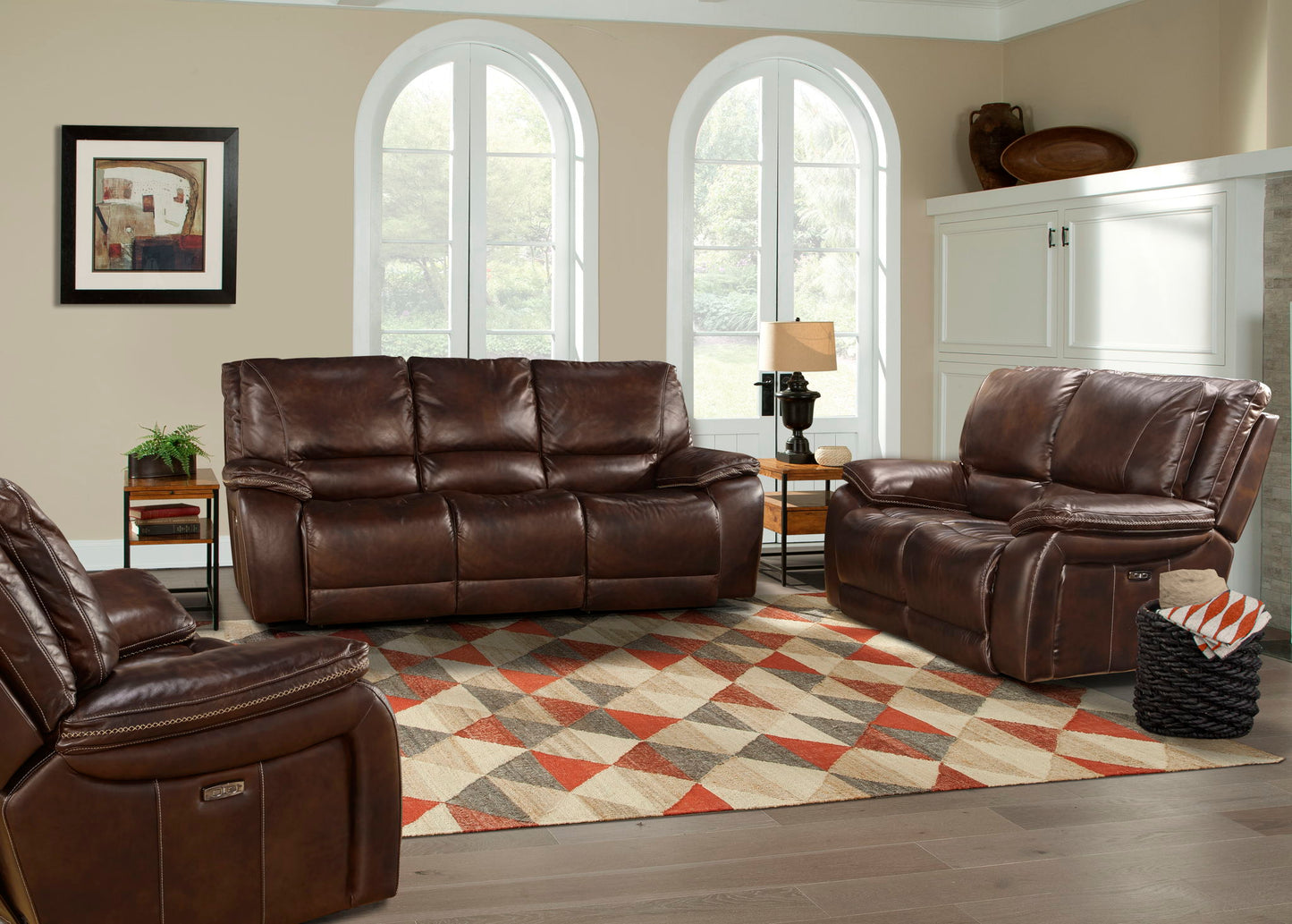Vail - Power Reclining Sofa - Burnt Sienna
