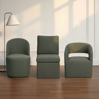 Upholstered Dining Chair Pillow Back