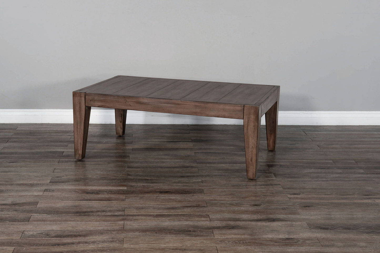 Doe Valley - Mahogany Wood Coffee Table - Taupe Brown